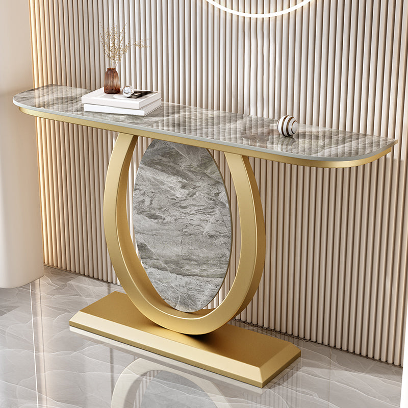 Tavolino console di accento console contemporanea mezza luna