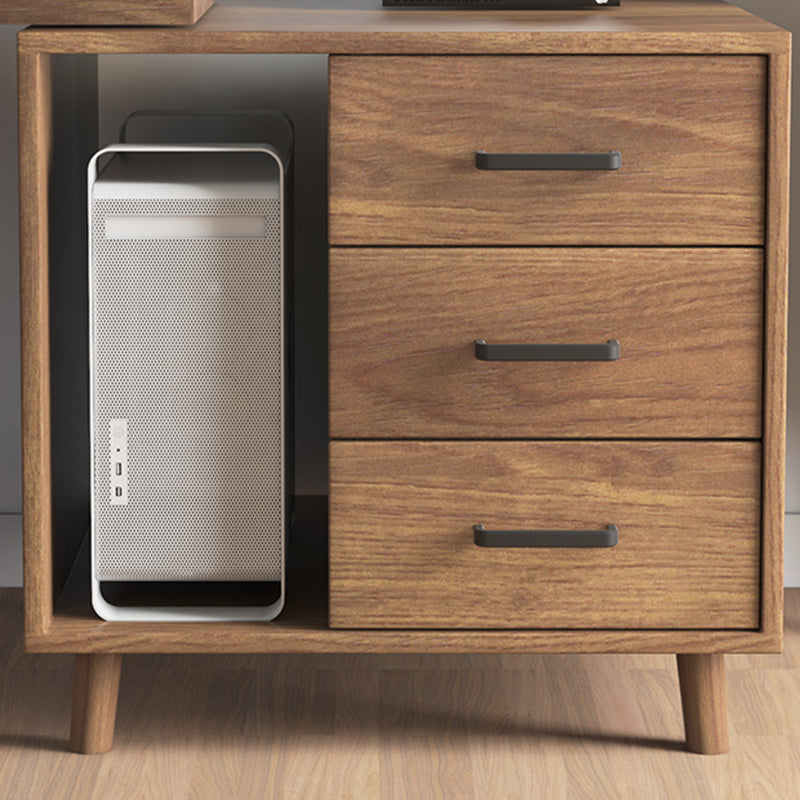 Escritorio de oficina de piedra contemporánea escritorio de madera para la oficina