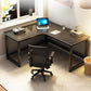 Contemporary Black Office Desk Wooden Writing Desk for Office