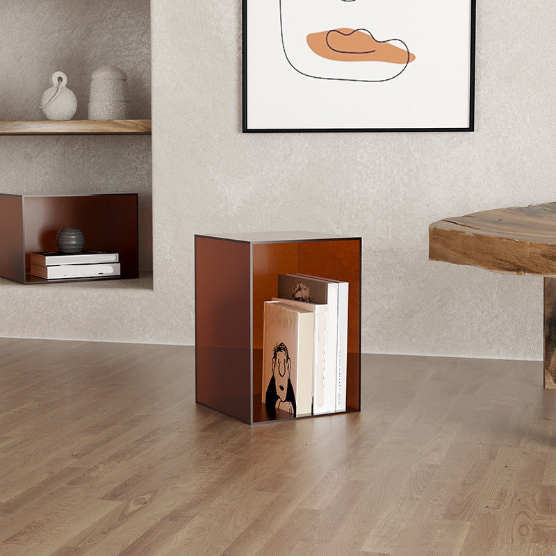 Style moderne à l'arrière fermé bibliothèque en acrylique pour salle d'étude