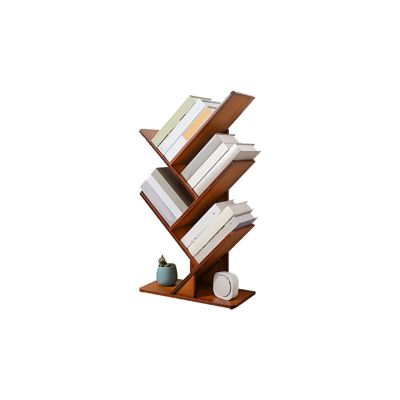 Modern Open Back Bookshelf Engineered Wood Bookcase for Study Room 17"L x 7"W x 31"H Clearhalo 'Bookcases' 'furn' 'furn_bookcases' 'Furniture' 'Office Furniture' 7000950