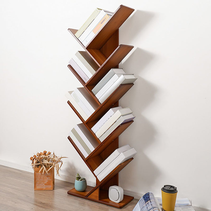 Modern Open Back Bookshelf Engineered Wood Bookcase for Study Room Clearhalo 'Bookcases' 'furn' 'furn_bookcases' 'Furniture' 'Office Furniture' 7000953
