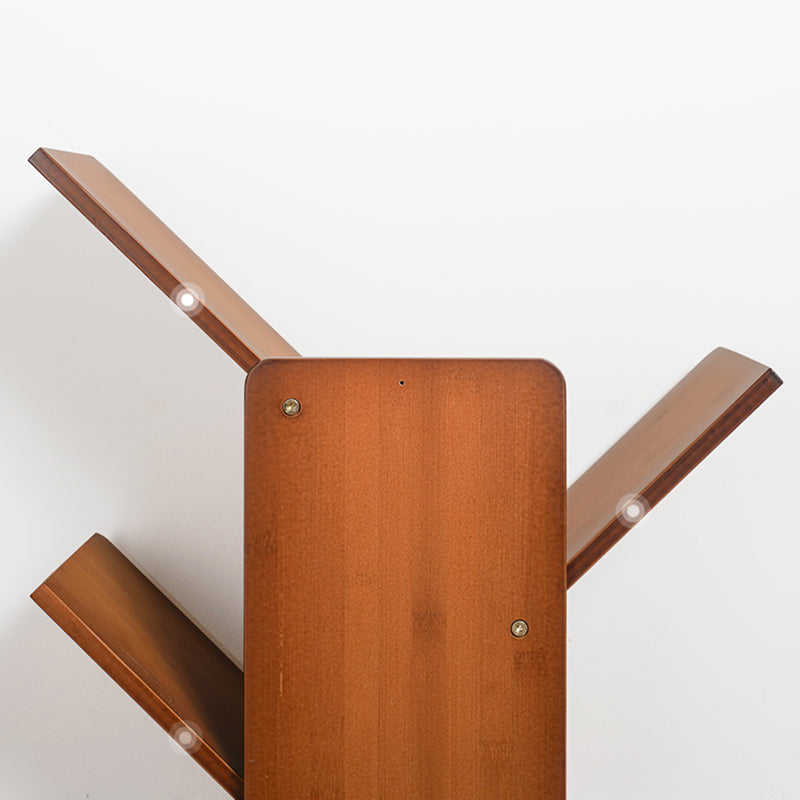 Modern Open Back Bookshelf Engineered Wood Bookcase for Study Room Clearhalo 'Bookcases' 'furn' 'furn_bookcases' 'Furniture' 'Office Furniture' 7000958