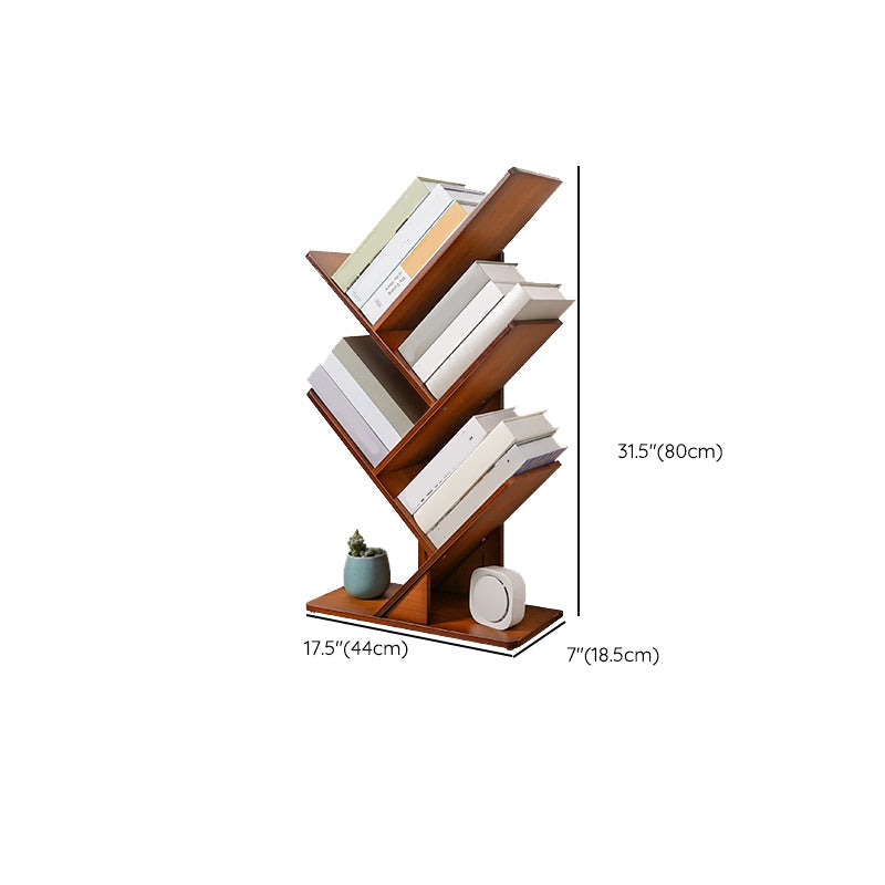 Modern Open Back Bookshelf Engineered Wood Bookcase for Study Room Clearhalo 'Bookcases' 'furn' 'furn_bookcases' 'Furniture' 'Office Furniture' 7000961