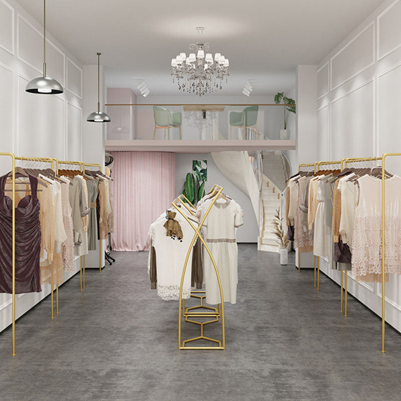 Gorgeous Coat Hanger Stand Solid Color Metal Coat Rack for Living Room Clearhalo 'Entry & Mudroom Furniture' 'furn' 'furn_hall_tree_coat_racks' 'Furniture' 'Hall Trees & Coat Racks' 'hall_tree_coat_racks' 7001117