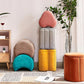 Solid Color Fabric Standard Stool Modern Simple Heart-Shaped Upholstered Footstool Clearhalo 'furn' 'furn_ottomans_poufs' 'Furniture' 'Living Room Furniture' 'Ottomans & Poufs' 'ottomans_poufs' 7001238