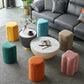 Solid Color Fabric Standard Stool Modern Simple Moon Upholstered Footstool Clearhalo 'furn' 'furn_ottomans_poufs' 'Furniture' 'Living Room Furniture' 'Ottomans & Poufs' 'ottomans_poufs' 7001360