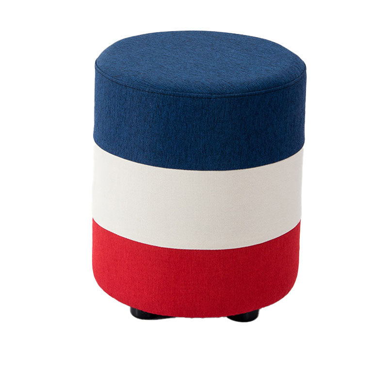 Fabric Standard Stool Contemporary Simple Upholstered Ottoman Clearhalo 'furn' 'furn_ottomans_poufs' 'Furniture' 'Living Room Furniture' 'Ottomans & Poufs' 'ottomans_poufs' 7001401