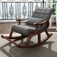 Single Lounge Lazy Sofa Chair Wood Base Rocking Chair for Living Room Clearhalo 'Chairs & Seating' 'furn' 'furn_rocking_chairs' 'Furniture' 'Living Room Furniture' 'Rocking Chairs' 'rocking_chairs' 7001505