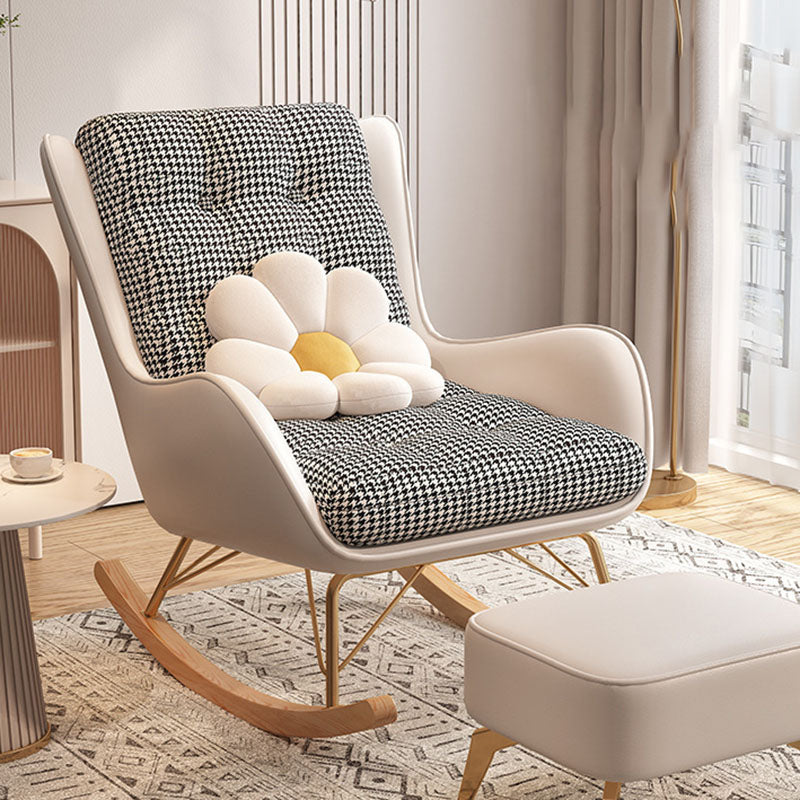 Light Luxury Leisure Modern Scheding Silla de tela de algodón Silla de sofá perezoso