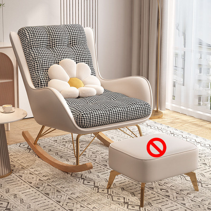 Light Luxury Leisure Modern Scheding Silla de tela de algodón Silla de sofá perezoso