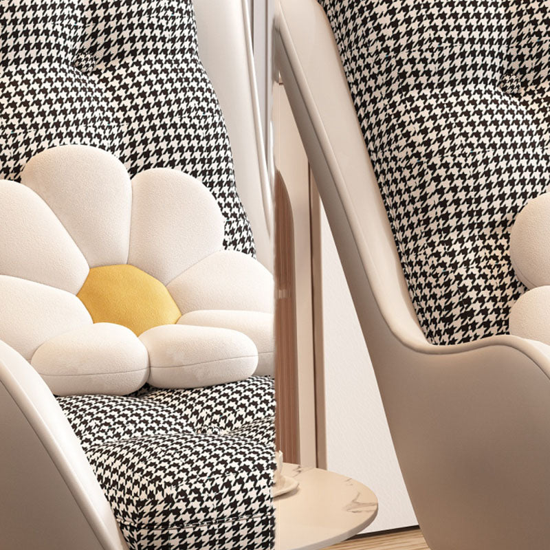 Light Luxury Leisure Modern Scheding Silla de tela de algodón Silla de sofá perezoso