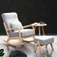 Modern Style Leisure Lounge Rocking Chair in Wooden Lazy Chair Clearhalo 'Chairs & Seating' 'furn' 'furn_rocking_chairs' 'Furniture' 'Living Room Furniture' 'Rocking Chairs' 'rocking_chairs' 7001559