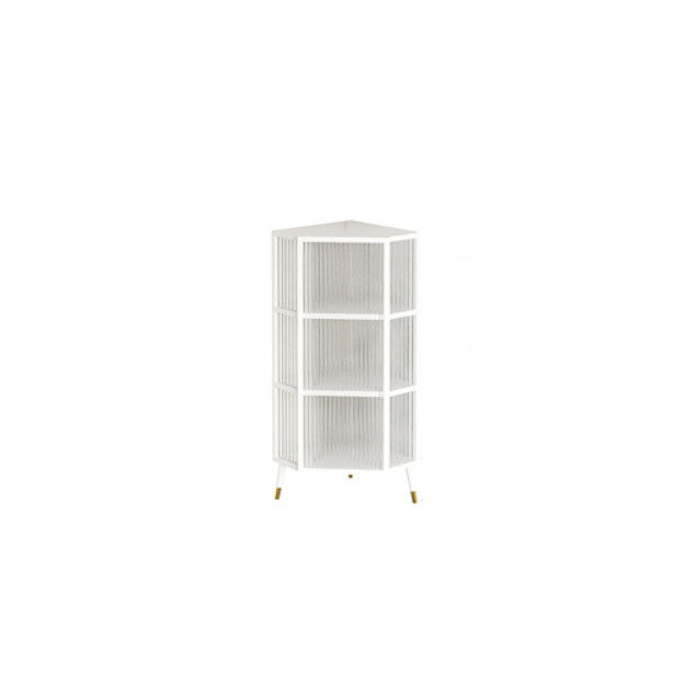 Armoire de porcelaine en porcelaine contemporaine pour salle de rangement en métal pour salle à manger