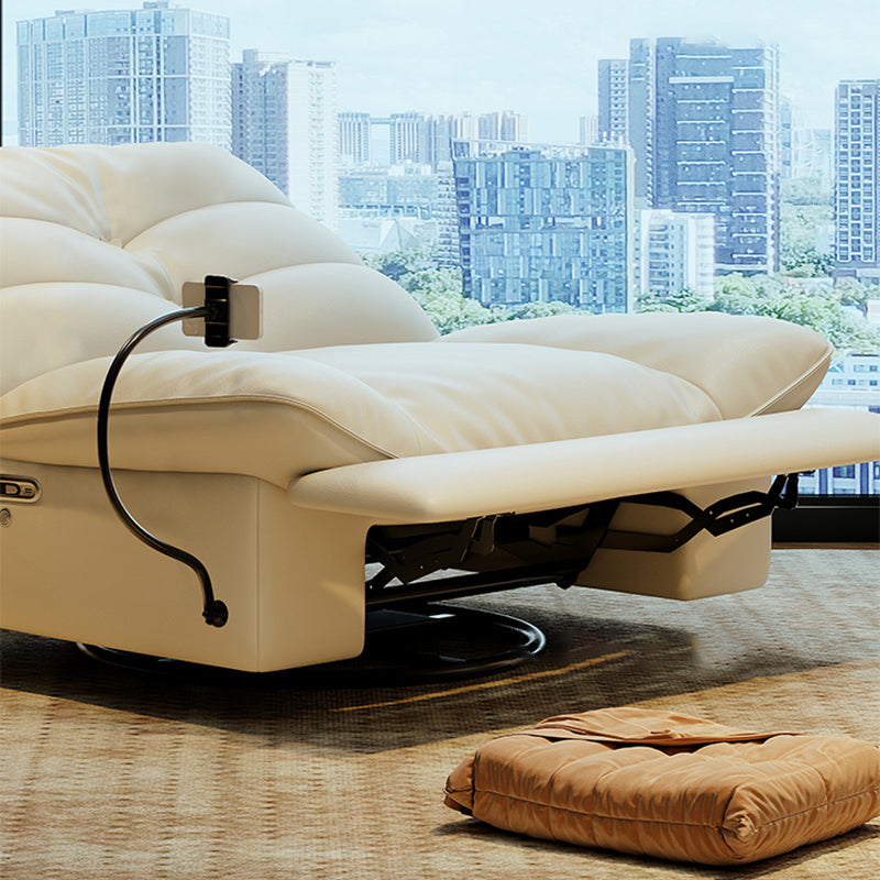 Moderno vera sedia in pelle club recliner massaggio home theater reclinabile