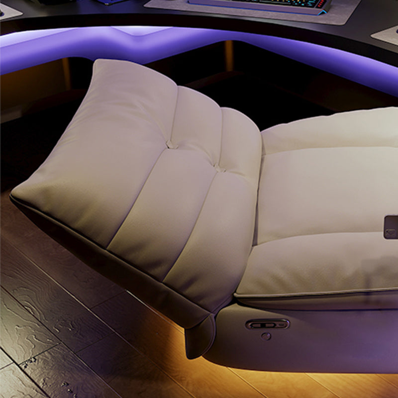 Moderno vera sedia in pelle club recliner massaggio home theater reclinabile