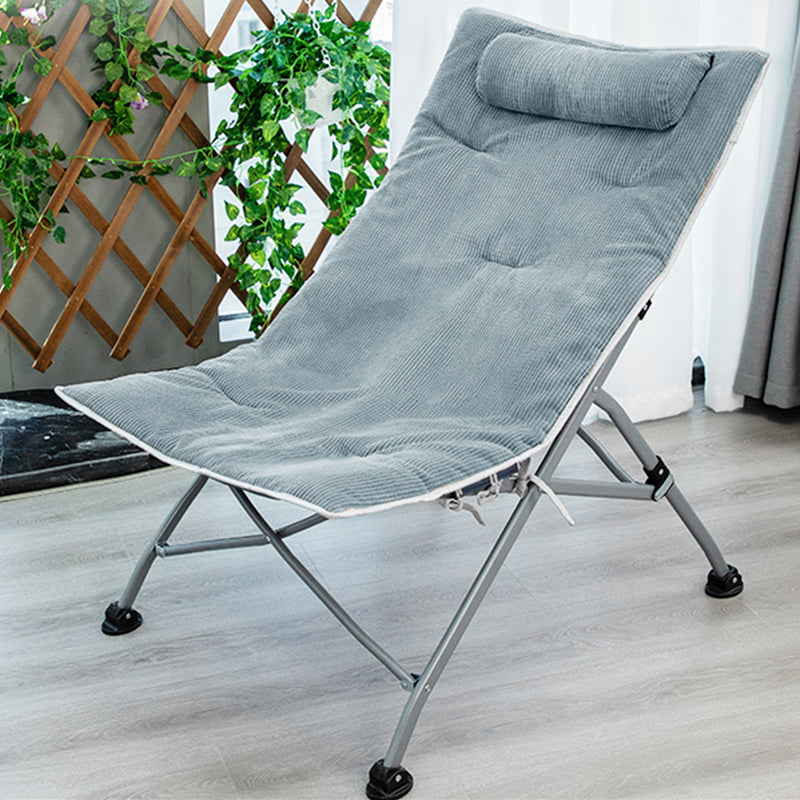 Eigentijdse standaard fauteuil in effen kleur corduroy fauteuil