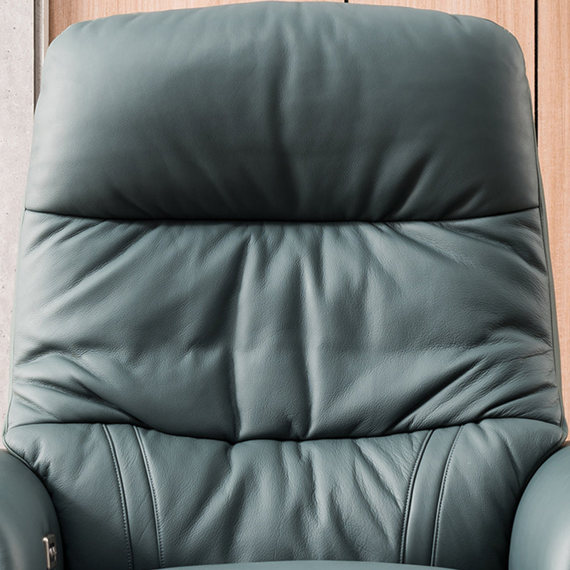 Scandinavian Swivel Base Standard Recliner Single Recliner Chair Clearhalo 'Chairs & Seating' 'furn' 'furn_recliners' 'Furniture' 'Living Room Furniture' 'Recliners' 7004219