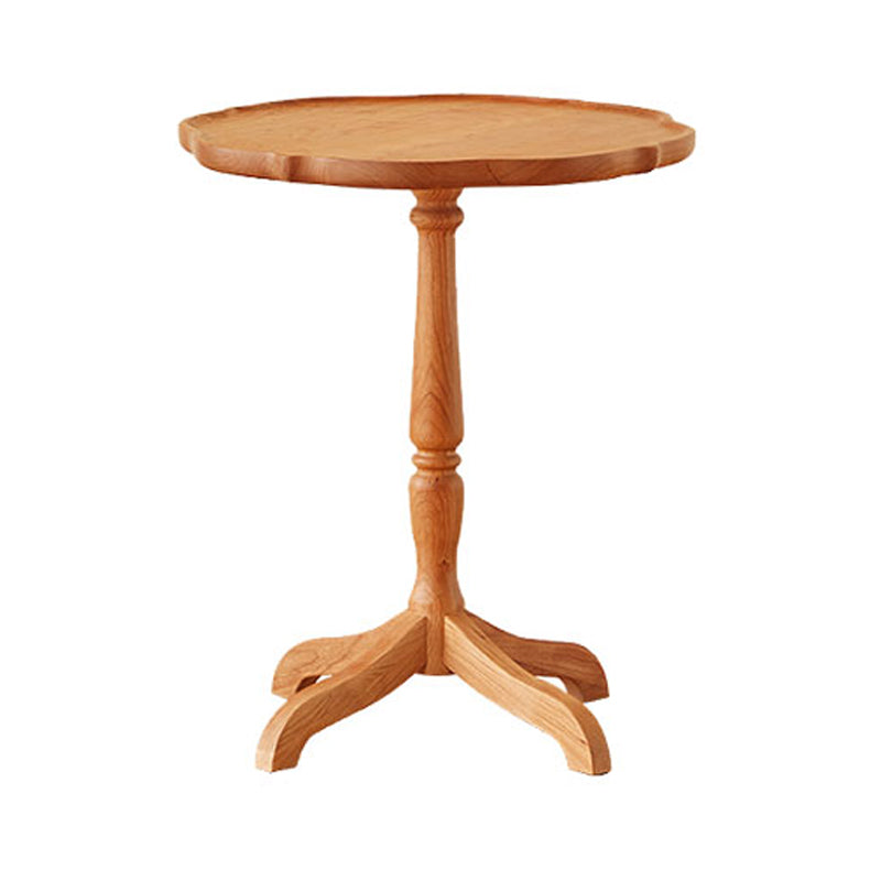 Modern Accent Side Table Naturally Shaped Natural Solid Wood 4 Legs Living Room Clearhalo 'Coffee & Accent Tables' 'End & Side Tables' 'end_side_tables' 'furn' 'furn_end_side_tables' 'Furniture' 'Living Room Furniture' 7004233