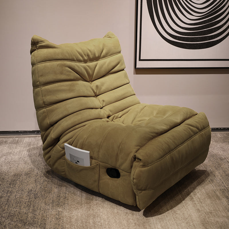 Modern Lumbar Support Recliner Rocker Standard Recliner with Footrest Green Clearhalo 'Chairs & Seating' 'furn' 'furn_recliners' 'Furniture' 'Living Room Furniture' 'Recliners' 7004512