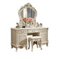 Set di sgabelli da letto per la scrivania del trucco vittoriano per il trucco da letto con cassetto