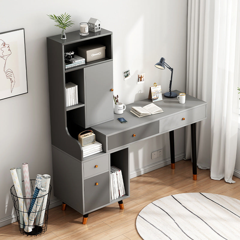 Scandinavian Wood Dressing Table Solid Wood Make-up Vanity with Drawers Clearhalo 'Bedroom Furniture' 'furn' 'furn_makeup_vanities' 'Furniture' 'Makeup Vanities' 'makeup_vanities' 7004707