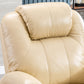 Mid-Century Modern Faux Leather Club Chair Recliner Massage Home Theater Recliner Clearhalo 'Chairs & Seating' 'furn' 'furn_recliners' 'Furniture' 'Living Room Furniture' 'Recliners' 7004792