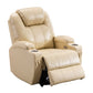 Mid-Century Modern Faux Leather Club Chair Recliner Massage Home Theater Recliner Clearhalo 'Chairs & Seating' 'furn' 'furn_recliners' 'Furniture' 'Living Room Furniture' 'Recliners' 7004793