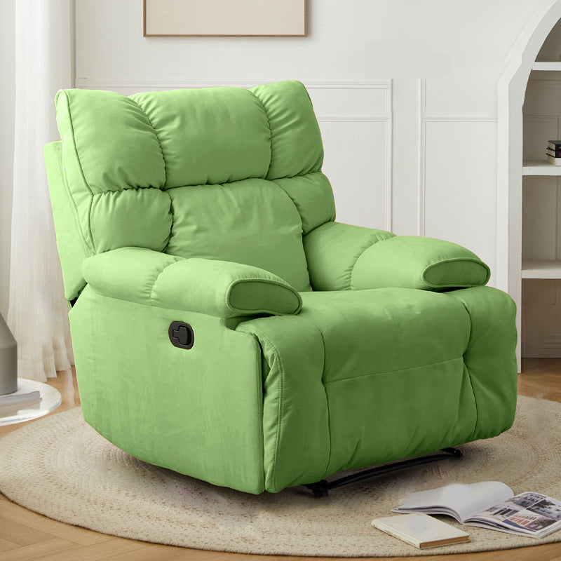 Modern Lumbar Support Recliner Swivel Rocker Standard Recliner Green Rocker Clearhalo 'Chairs & Seating' 'furn' 'furn_recliners' 'Furniture' 'Living Room Furniture' 'Recliners' 7004803