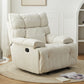 Modern Lumbar Support Recliner Swivel Rocker Standard Recliner White Rocker Clearhalo 'Chairs & Seating' 'furn' 'furn_recliners' 'Furniture' 'Living Room Furniture' 'Recliners' 7004807