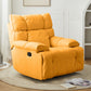 Modern Lumbar Support Recliner Swivel Rocker Standard Recliner Yellow Swivel Glider Clearhalo 'Chairs & Seating' 'furn' 'furn_recliners' 'Furniture' 'Living Room Furniture' 'Recliners' 7004811
