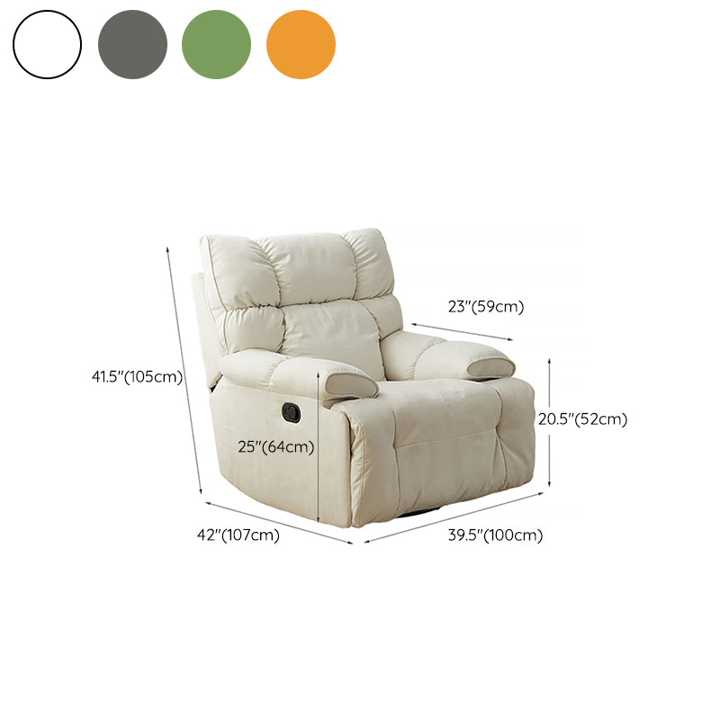 Modern Lumbar Support Recliner Swivel Rocker Standard Recliner Clearhalo 'Chairs & Seating' 'furn' 'furn_recliners' 'Furniture' 'Living Room Furniture' 'Recliners' 7004817