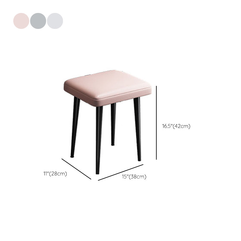 Flip Vanity in marmo singolo con sgabello imbottito Specchio a specchio da vanità