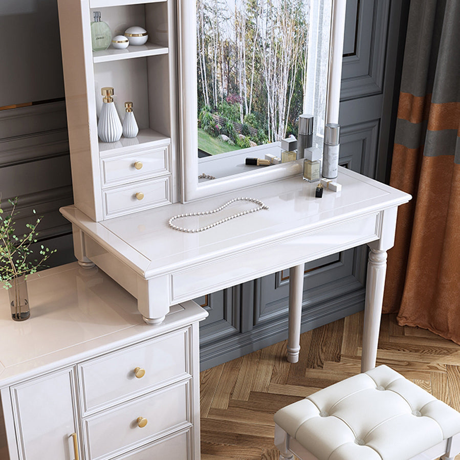 CAMPIONE CAMERA DA CAMERA VANITÀ SETTO CON SPEGNO PIEDI DRIME TAVOLO DELLA VANITÀ