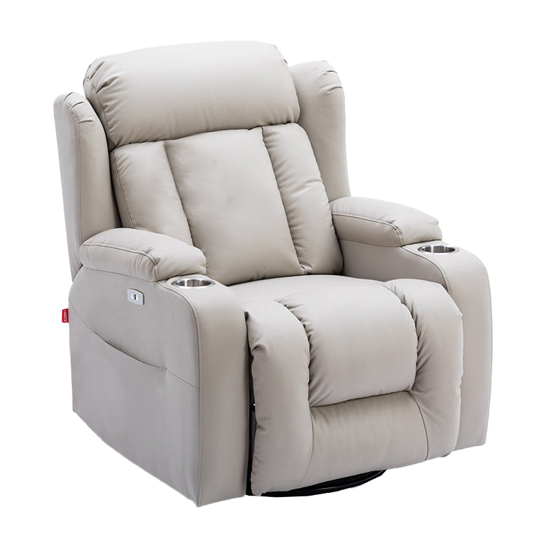 Modern Fux Leather Club Club Recliner Massage Home Theater Recliner