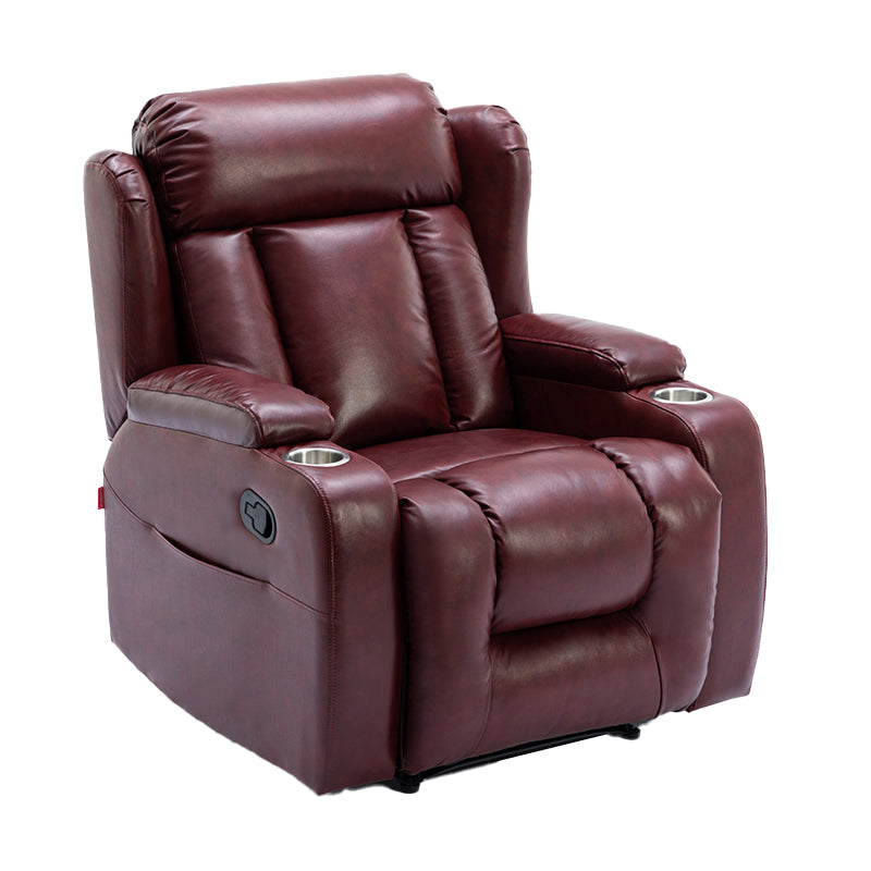 Modern Fux Leather Club Club Recliner Massage Home Theater Recliner