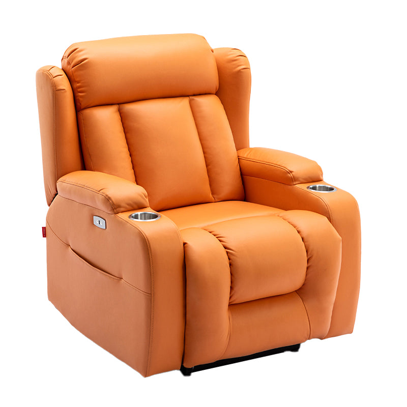 Modern Fux Leather Club Club Recliner Massage Home Theater Recliner