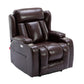 Modern Fux Leather Club Club Recliner Massage Home Theater Recliner