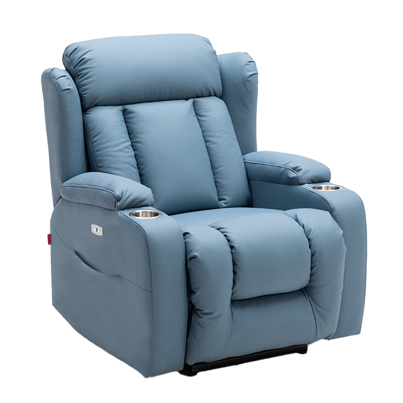 Modern Fux Leather Club Club Recliner Massage Home Theater Recliner