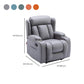 Modern Fux Leather Club Club Recliner Massage Home Theater Recliner