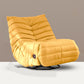 Position Lock Recliner Swivel Rocker Standard Recliner with Footrest Tech Cloth Yellow Clearhalo 'Chairs & Seating' 'furn' 'furn_recliners' 'Furniture' 'Living Room Furniture' 'Recliners' 7005382
