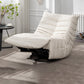 Position Lock Recliner Swivel Rocker Standard Recliner with Footrest Silicone Rubber Beige Clearhalo 'Chairs & Seating' 'furn' 'furn_recliners' 'Furniture' 'Living Room Furniture' 'Recliners' 7005384