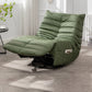 Position Lock Recliner Swivel Rocker Standard Recliner with Footrest Silicone Rubber Green Clearhalo 'Chairs & Seating' 'furn' 'furn_recliners' 'Furniture' 'Living Room Furniture' 'Recliners' 7005385