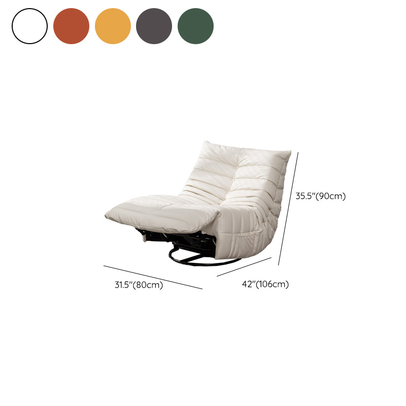 Position Lock Recliner Swivel Rocker Standard Recliner with Footrest Clearhalo 'Chairs & Seating' 'furn' 'furn_recliners' 'Furniture' 'Living Room Furniture' 'Recliners' 7005390