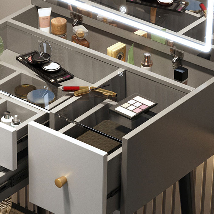 Tocador contemporáneo de la habitación del espejo del espejo del espejo del vidrio