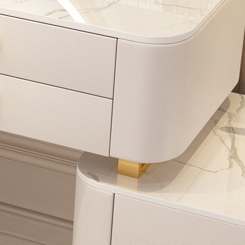 Solid Wood Makeup Vanity Desk Storage Dressing Table Stool Set with Drawer Clearhalo 'Bedroom Furniture' 'furn' 'furn_makeup_vanities' 'Furniture' 'Makeup Vanities' 'makeup_vanities' 7005418