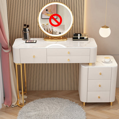 Glam Stone slaapkamer ijdelheid bureau 6 lade ijdelheid kleedtafel