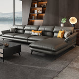 Divano sezionale in stile nordico cuscino a braccio svasato divano sezionale