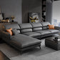 Industrial Faux Leather sofa Pillow Top Arm Cushions Seating