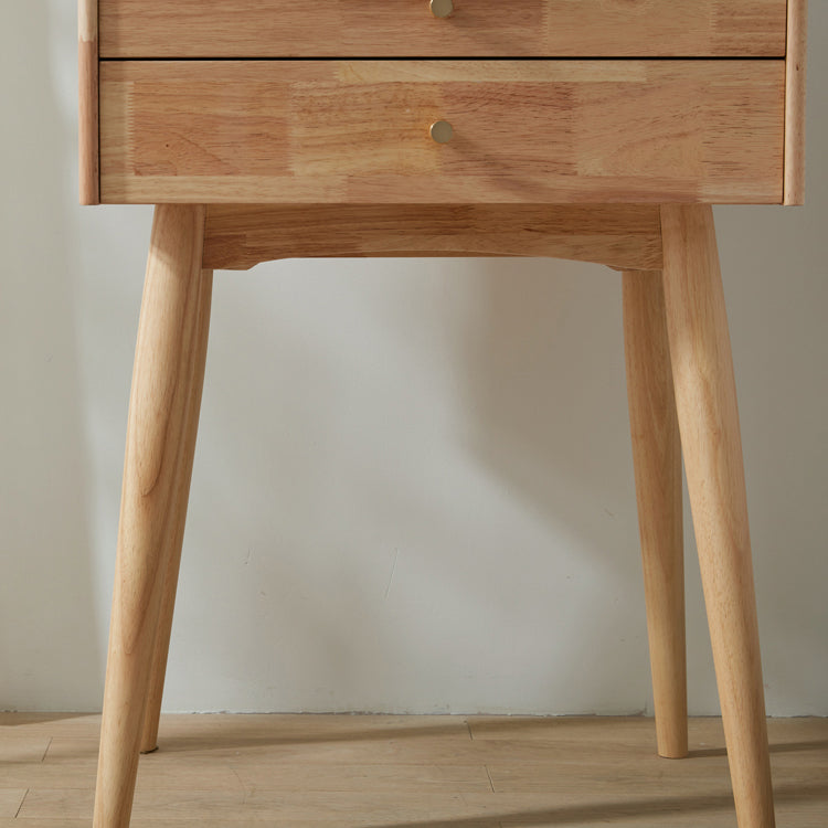 Modern Wood Dressing Table Solid Wood Make-up Vanity with Drawers